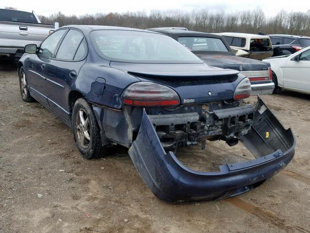 1G2WP52KX2F253994 - 2002 PONTIAC GRAND PRIX ლურჯი ფოტო 3