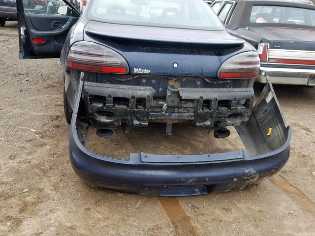 1G2WP52KX2F253994 - 2002 PONTIAC GRAND PRIX ლურჯი ფოტო 9