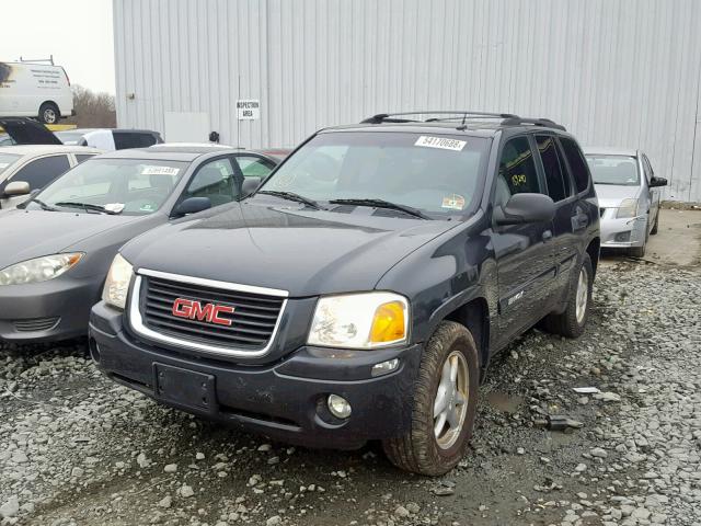 1GKDT13S442159467 - 2004 GMC ENVOY BLACK photo 2