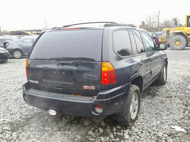 1GKDT13S442159467 - 2004 GMC ENVOY BLACK photo 4