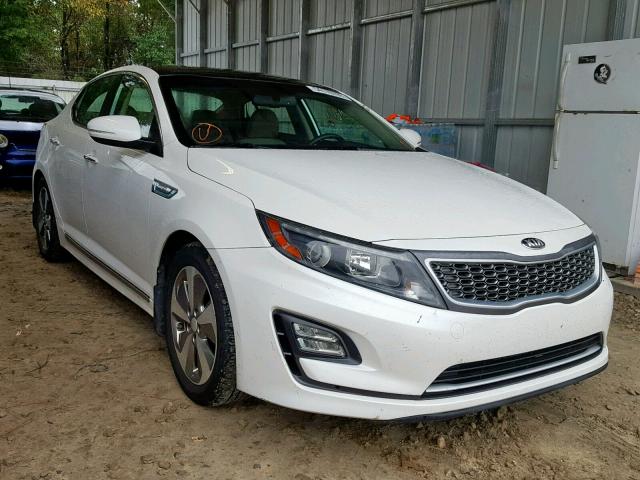 KNAGN4AD6G5092539 - 2016 KIA OPTIMA HYB WHITE photo 1