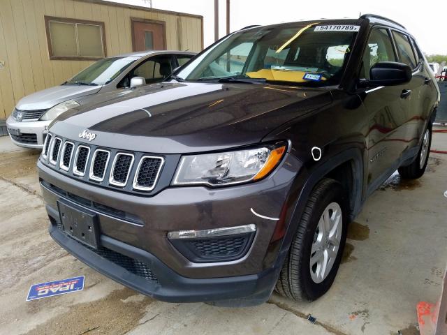 3C4NJCAB5JT411533 - 2018 JEEP COMPASS SPORT  photo 2