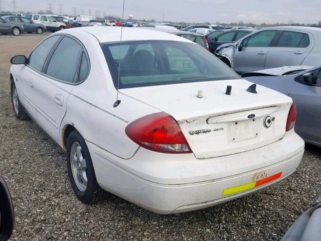 1FAFP55S24G154936 - 2004 FORD TAURUS SES WHITE photo 3