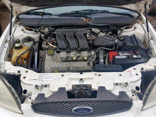 1FAFP55S24G154936 - 2004 FORD TAURUS SES WHITE photo 7