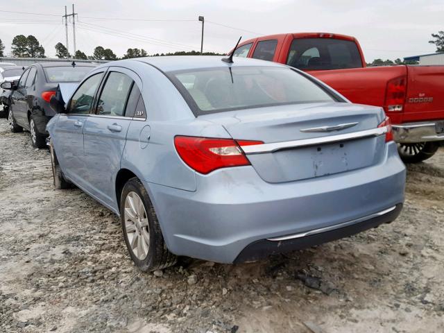 1C3CCBBB6DN550010 - 2013 CHRYSLER 200 TOURIN BLUE photo 3