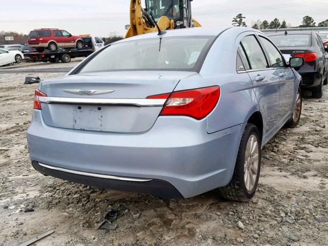 1C3CCBBB6DN550010 - 2013 CHRYSLER 200 TOURIN BLUE photo 4