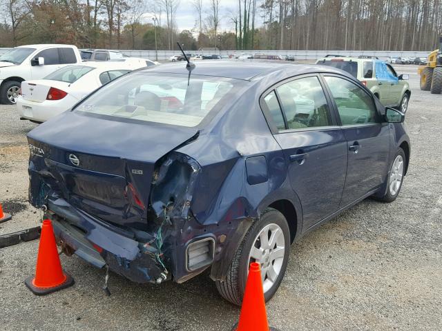 3N1AB61E59L649131 - 2009 NISSAN SENTRA 2.0 BLUE photo 4