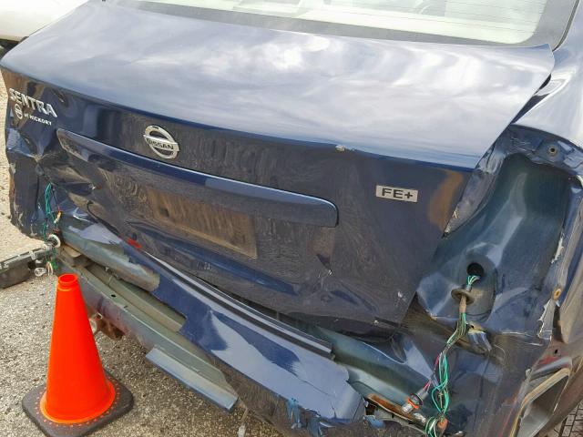 3N1AB61E59L649131 - 2009 NISSAN SENTRA 2.0 BLUE photo 9