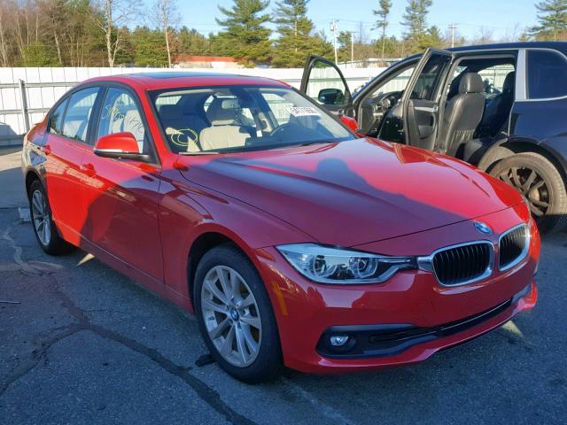 WBA8E5G51JNU46291 - 2018 BMW 320 XI RED photo 1