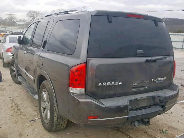 5N1BA0NEXAN604486 - 2010 NISSAN ARMADA PLA CHARCOAL photo 3