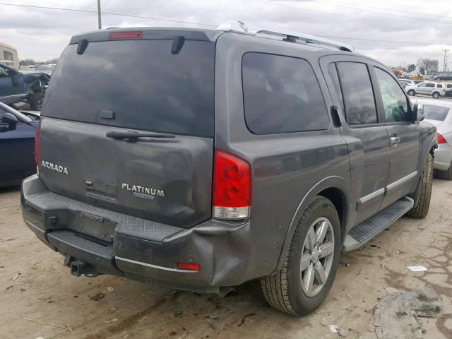 5N1BA0NEXAN604486 - 2010 NISSAN ARMADA PLA CHARCOAL photo 4