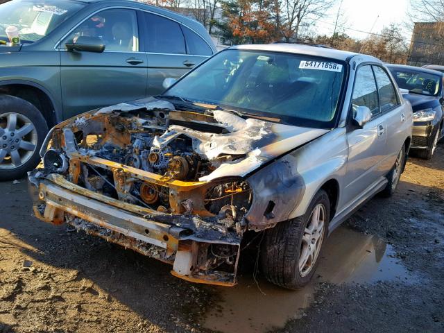 JF1GD29662H518968 - 2002 SUBARU IMPREZA WR SILVER photo 2