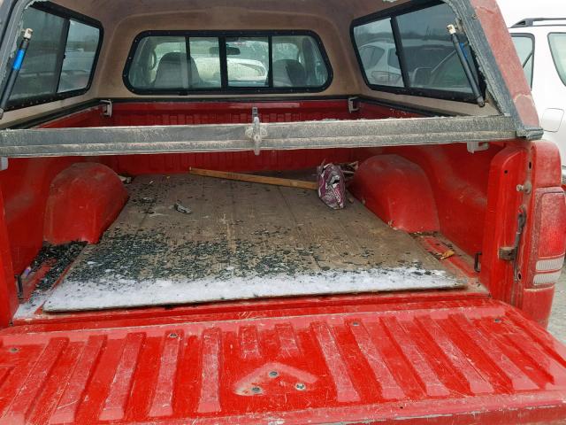 1B7GL32X72S715026 - 2002 DODGE DAKOTA SPO RED photo 9