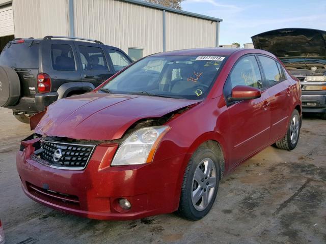 3N1AB61EX8L654310 - 2008 NISSAN SENTRA 2.0 RED photo 2