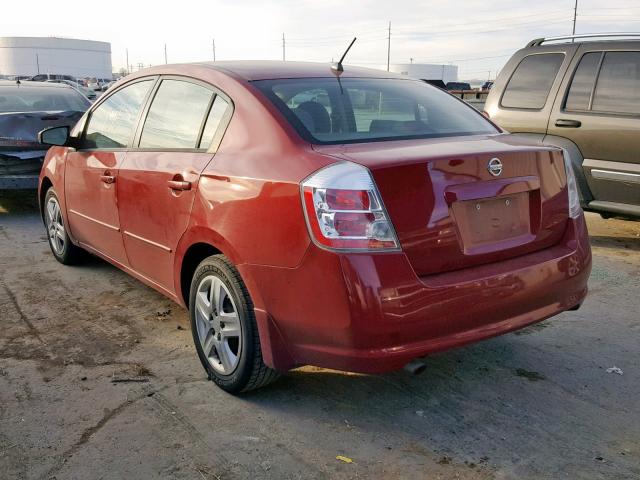 3N1AB61EX8L654310 - 2008 NISSAN SENTRA 2.0 RED photo 3