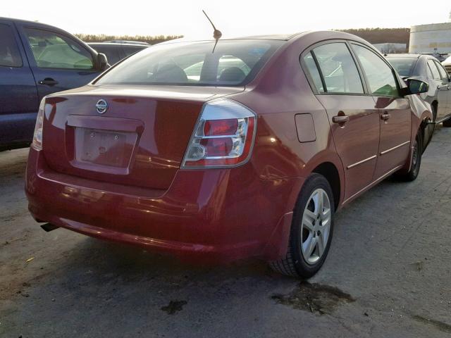 3N1AB61EX8L654310 - 2008 NISSAN SENTRA 2.0 RED photo 4