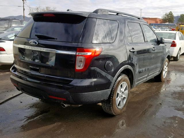 1FMHK7B87CGA67890 - 2012 FORD EXPLORER BLACK photo 4