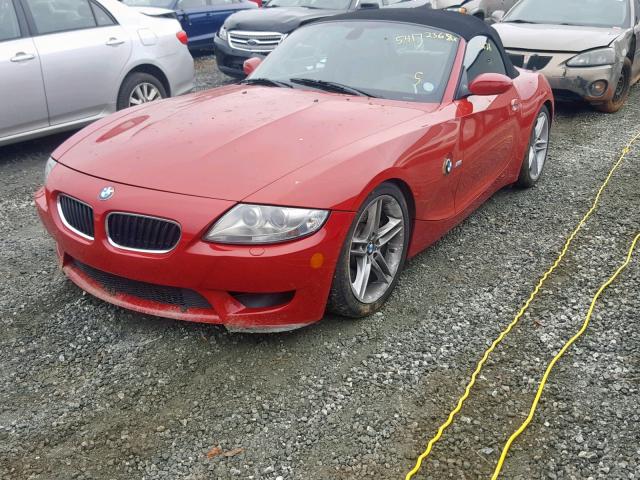 5UMBT93517LY52910 - 2007 BMW M ROADSTER RED photo 2