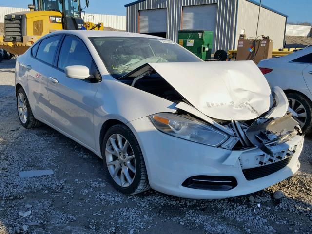 1C3CDFBA7DD234116 - 2013 DODGE DART SXT WHITE photo 1