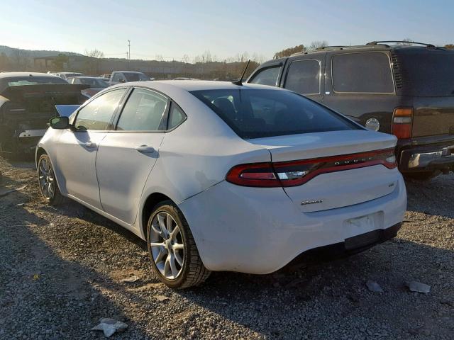 1C3CDFBA7DD234116 - 2013 DODGE DART SXT WHITE photo 3