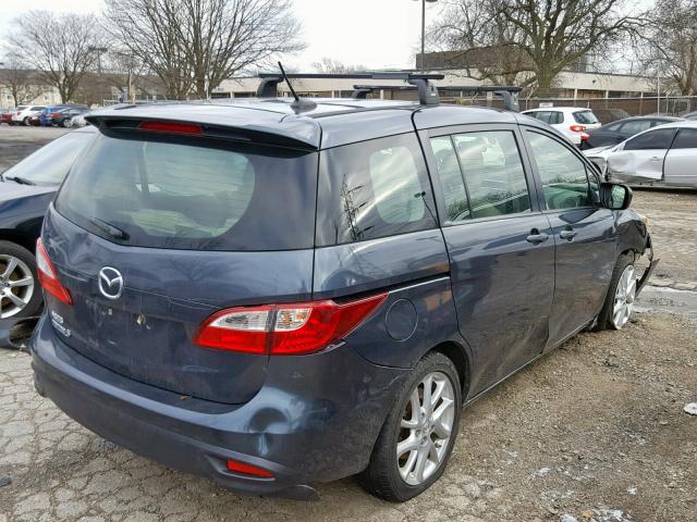 JM1CW2DL4C0126538 - 2012 MAZDA 5 GRAY photo 4