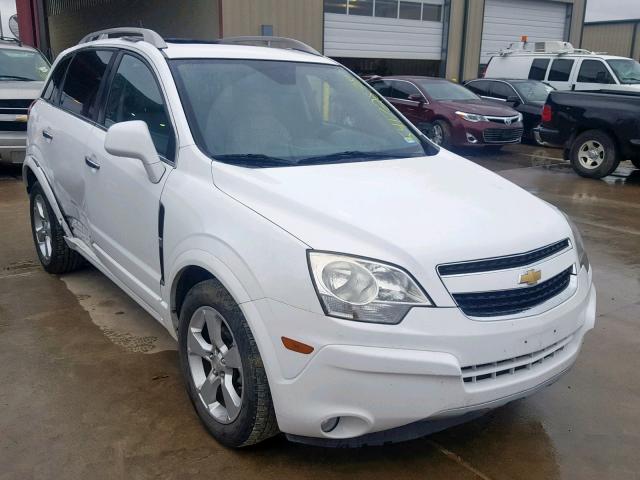 3GNAL4EK8DS598745 - 2013 CHEVROLET CAPTIVA LT WHITE photo 1