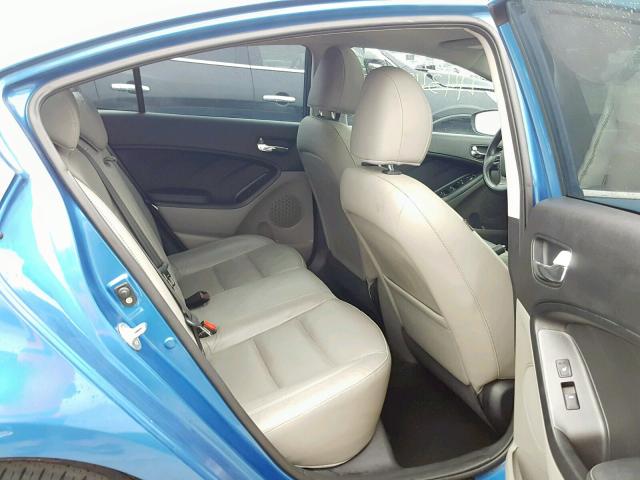 KNAFZ4A84E5058132 - 2014 KIA FORTE EX BLUE photo 6