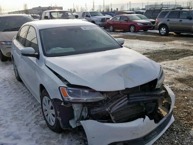 3VW2K7AJ9EM419338 - 2014 VOLKSWAGEN JETTA BASE 白色 照片 1