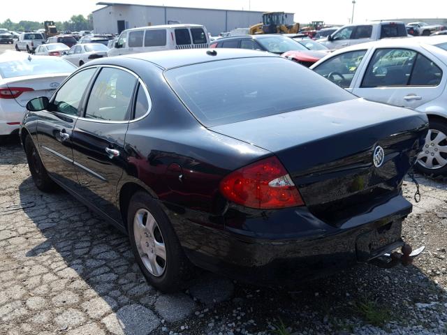 2G4WC582071130164 - 2007 BUICK LACROSSE C BLACK photo 3