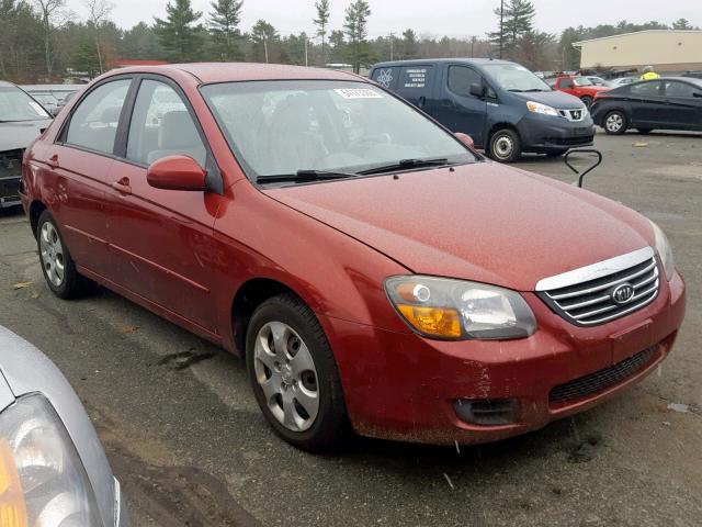 KNAFE222395645633 - 2009 KIA SPECTRA EX RED photo 1