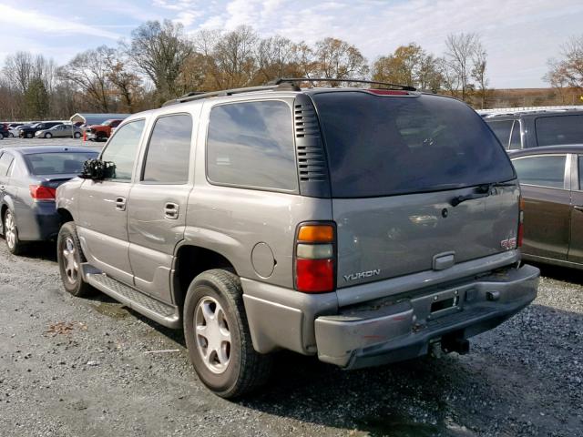 1GKEK63UX5J185214 - 2005 GMC YUKON DENA SILVER photo 3