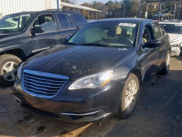 1C3CCBAB2DN686278 - 2013 CHRYSLER 200 LX BLACK photo 2