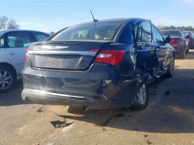 1C3CCBAB2DN686278 - 2013 CHRYSLER 200 LX BLACK photo 4