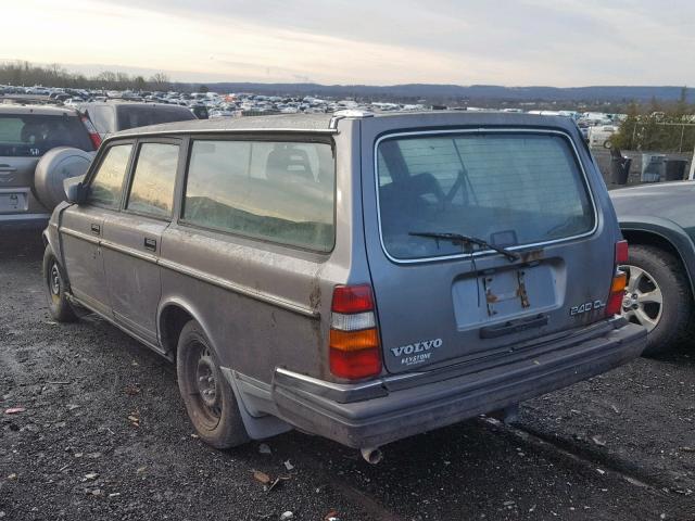 YV1AX8854H1740973 - 1987 VOLVO 245 DL SILVER photo 3