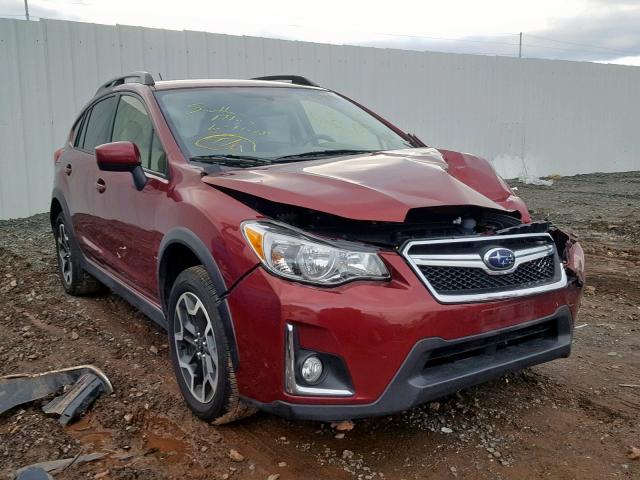 JF2GPABC8HH255615 - 2017 SUBARU CROSSTREK BURGUNDY photo 1