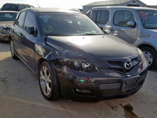 JM1BK143871603098 - 2007 MAZDA 3 HATCHBAC BLACK photo 1