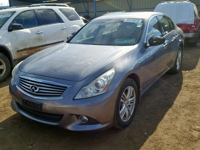 JN1CV6AR2BM405385 - 2011 INFINITI G37 GRAY photo 2