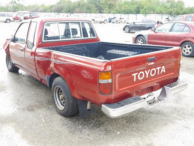 JT4VN93D2P5036330 - 1993 TOYOTA PICKUP 1/2 RED photo 3