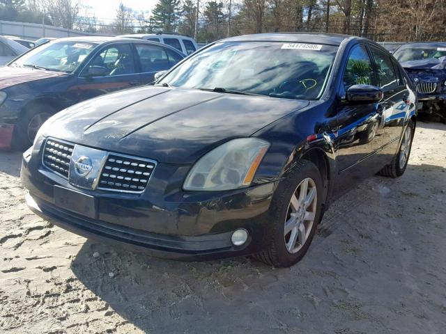 1N4BA41E14C880207 - 2004 NISSAN MAXIMA SE BLACK photo 2