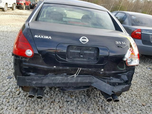 1N4BA41E14C880207 - 2004 NISSAN MAXIMA SE BLACK photo 9