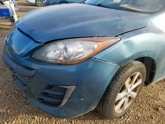 JM1BL1SG3A1244382 - 2010 MAZDA 3 I BLUE photo 9