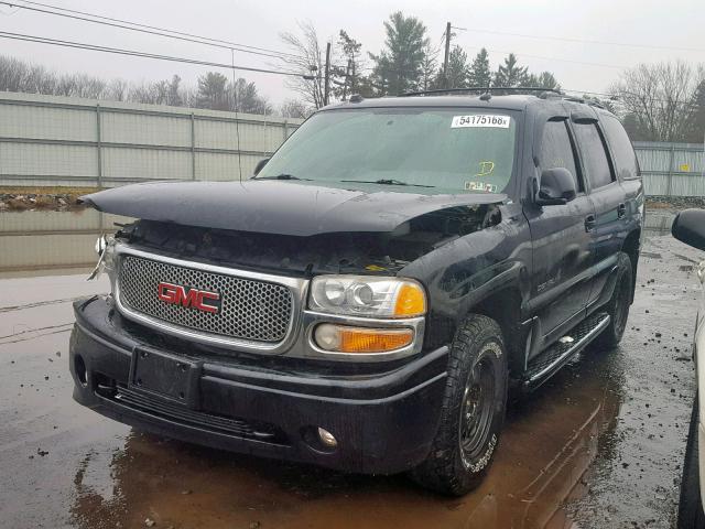 1GKEK63U35J253076 - 2005 GMC YUKON DENA BLACK photo 2