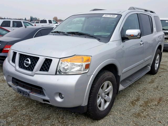 5N1AA0NC3CN613608 - 2012 NISSAN ARMADA SV SILVER photo 2