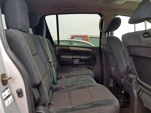 5N1AA0NC3CN613608 - 2012 NISSAN ARMADA SV SILVER photo 6