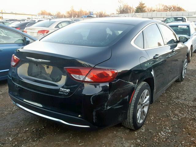 1C3CCCAB5FN576432 - 2015 CHRYSLER 200 LIMITE BLACK photo 4