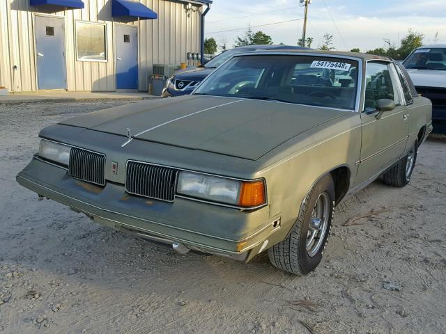 2G3GR11Y3H2330191 - 1987 OLDSMOBILE CUTLASS SU BEIGE photo 2