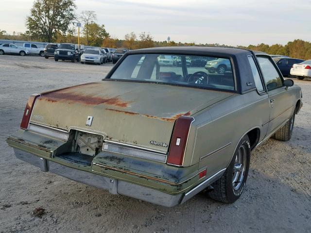 2G3GR11Y3H2330191 - 1987 OLDSMOBILE CUTLASS SU BEIGE photo 4