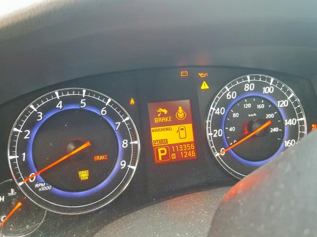 JNKAJ09E18M302495 - 2008 INFINITI EX35 BASE WHITE photo 8