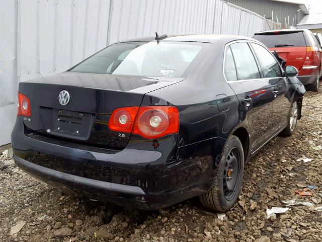 3VWSF81K16M675798 - 2006 VOLKSWAGEN JETTA 2.5 BLACK photo 4