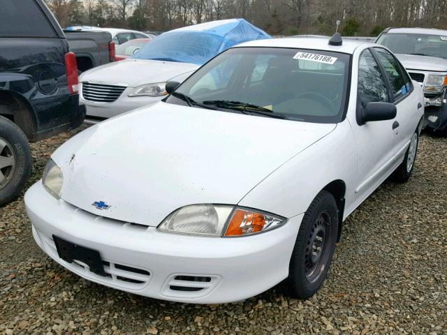 1G1JF5241Y7459159 - 2000 CHEVROLET CAVALIER L WHITE photo 2